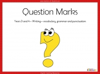 Question Marks - Years 3 and 4